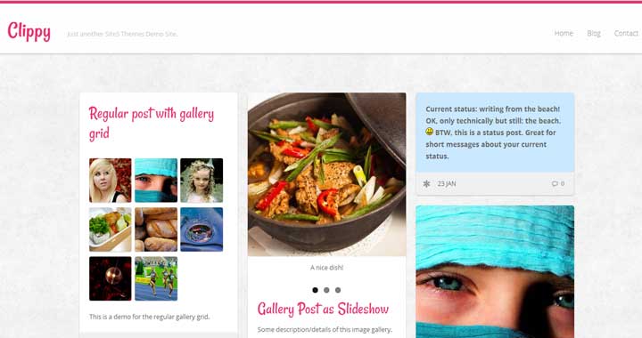 Clippy wordpress theme