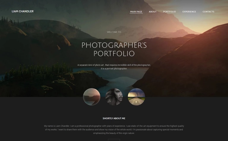 Portfolio WordPress Website