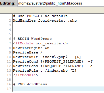 Redirects in WordPress