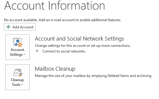 Outlook Account