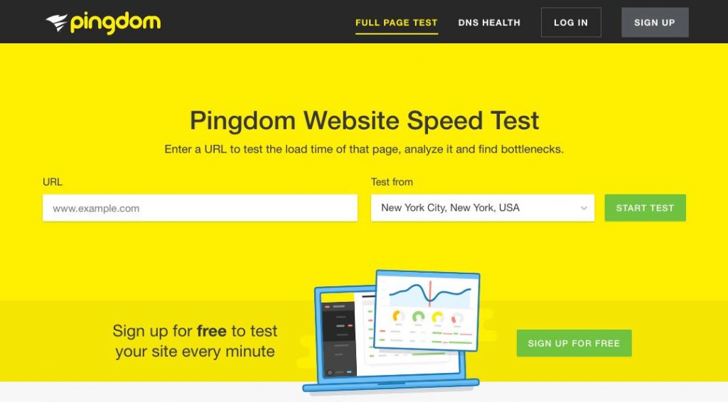 Pingdom Website Speed Test