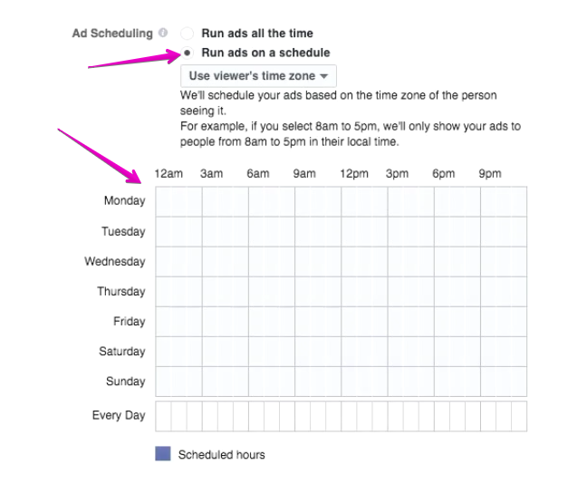 Scheduled Ad